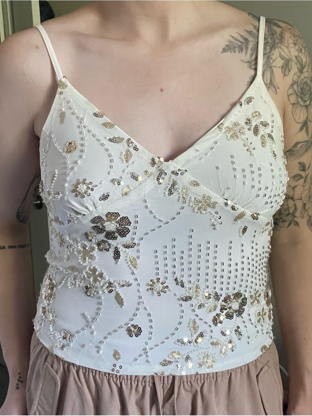 Beautiful beaded cami